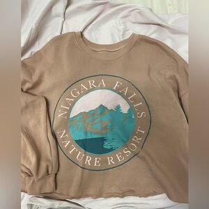 Niagara Falls crop sweater